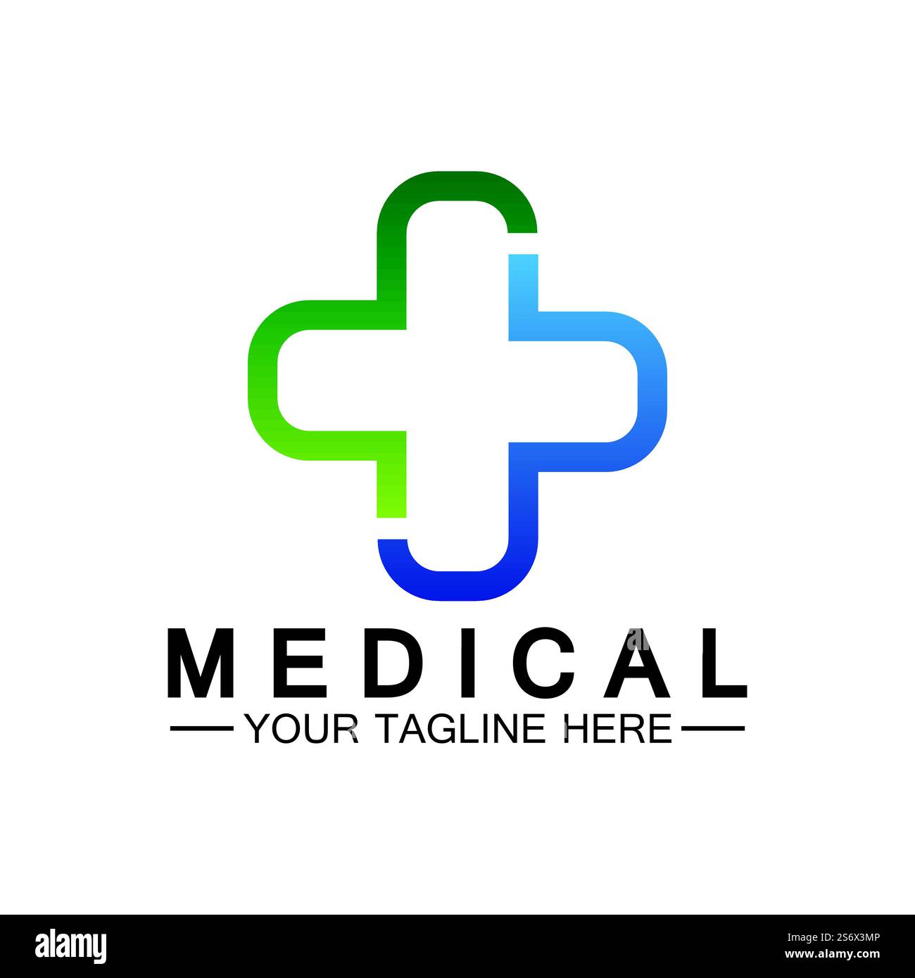 Medical Cross and Health Pharmacy Logo Vector Template Stock Vector ...
