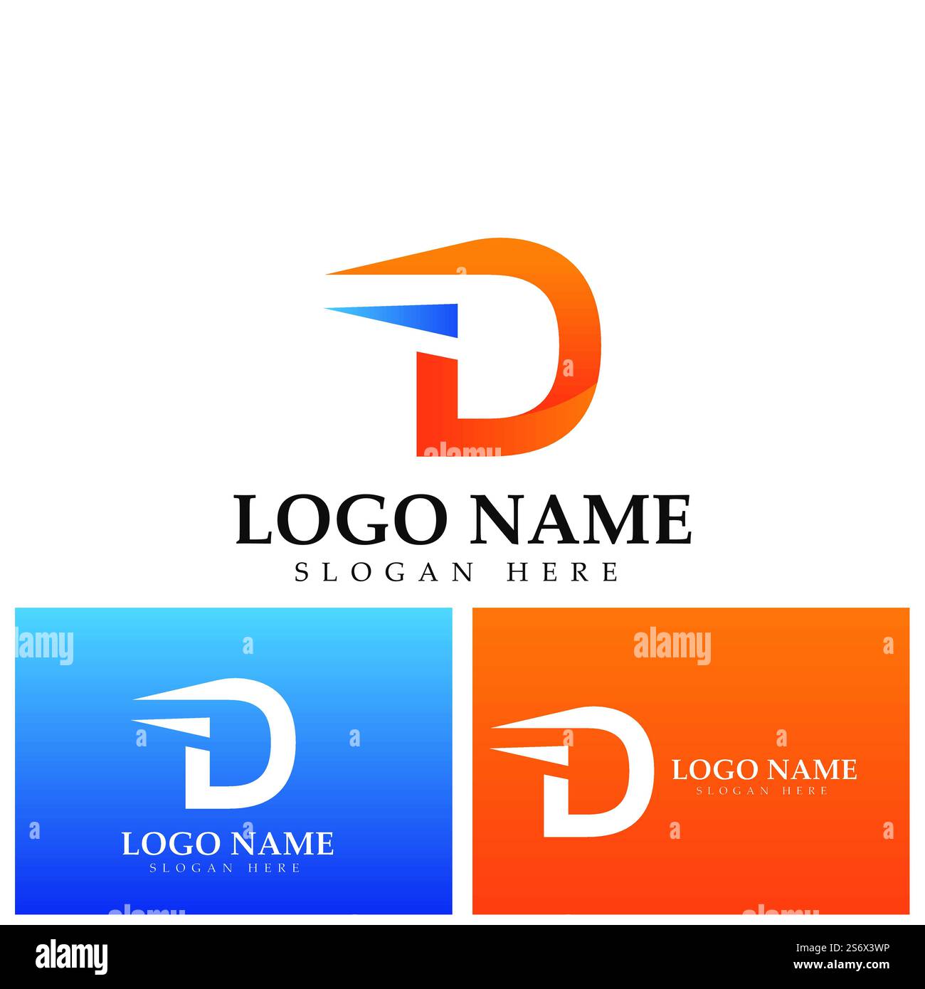 Letter D logo icon design template elements Stock Vector Image & Art ...