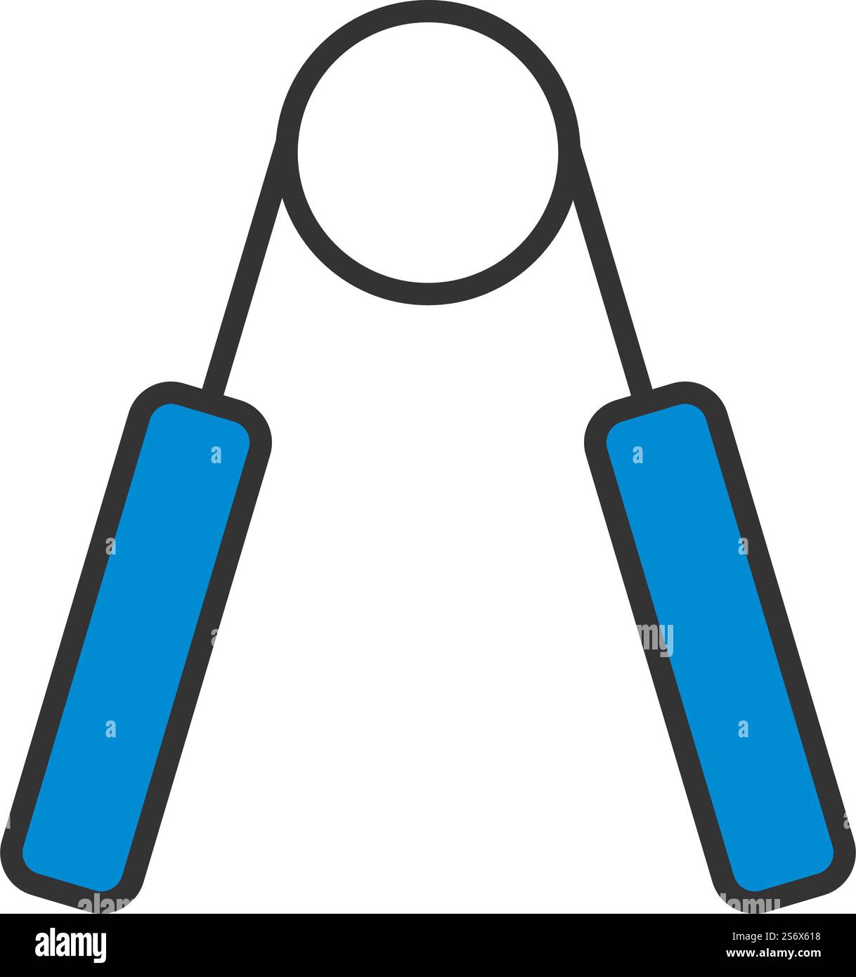 Icon Of Hands Expander. Editable Bold Outline With Color Fill Design ...