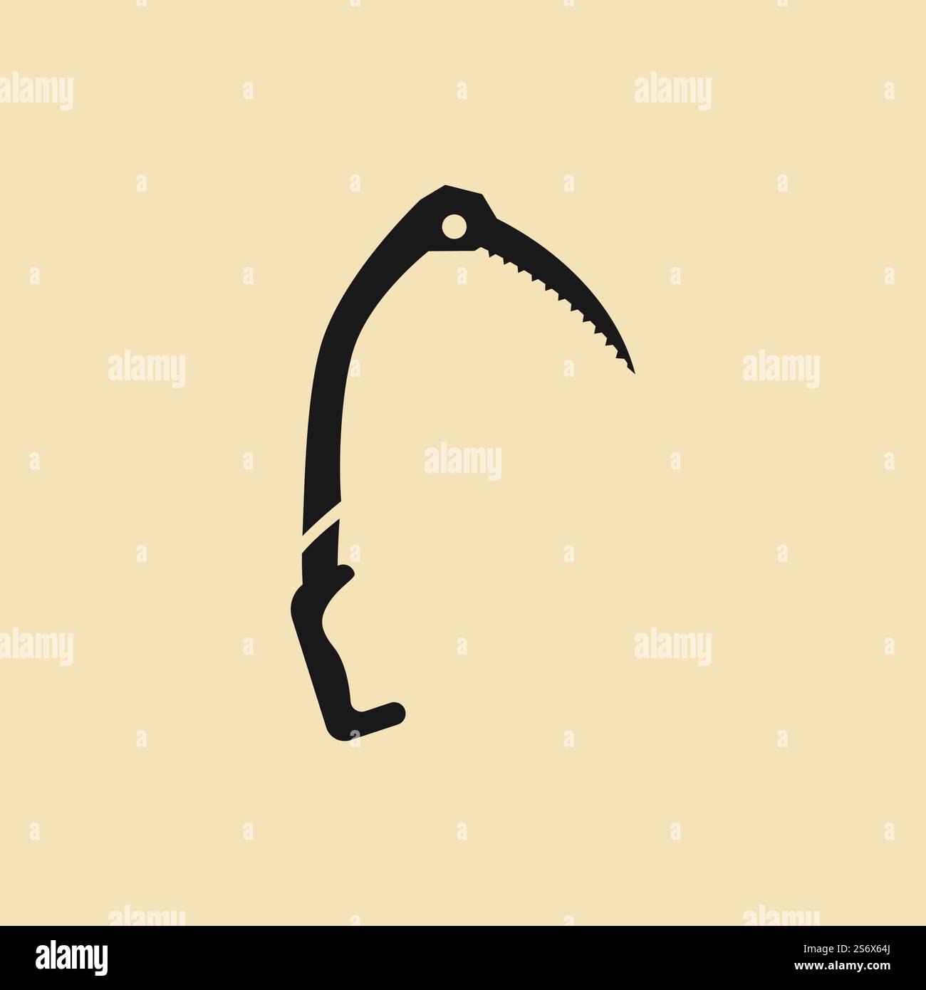 Climbing equipment icon set vector flat design template Stock Vector