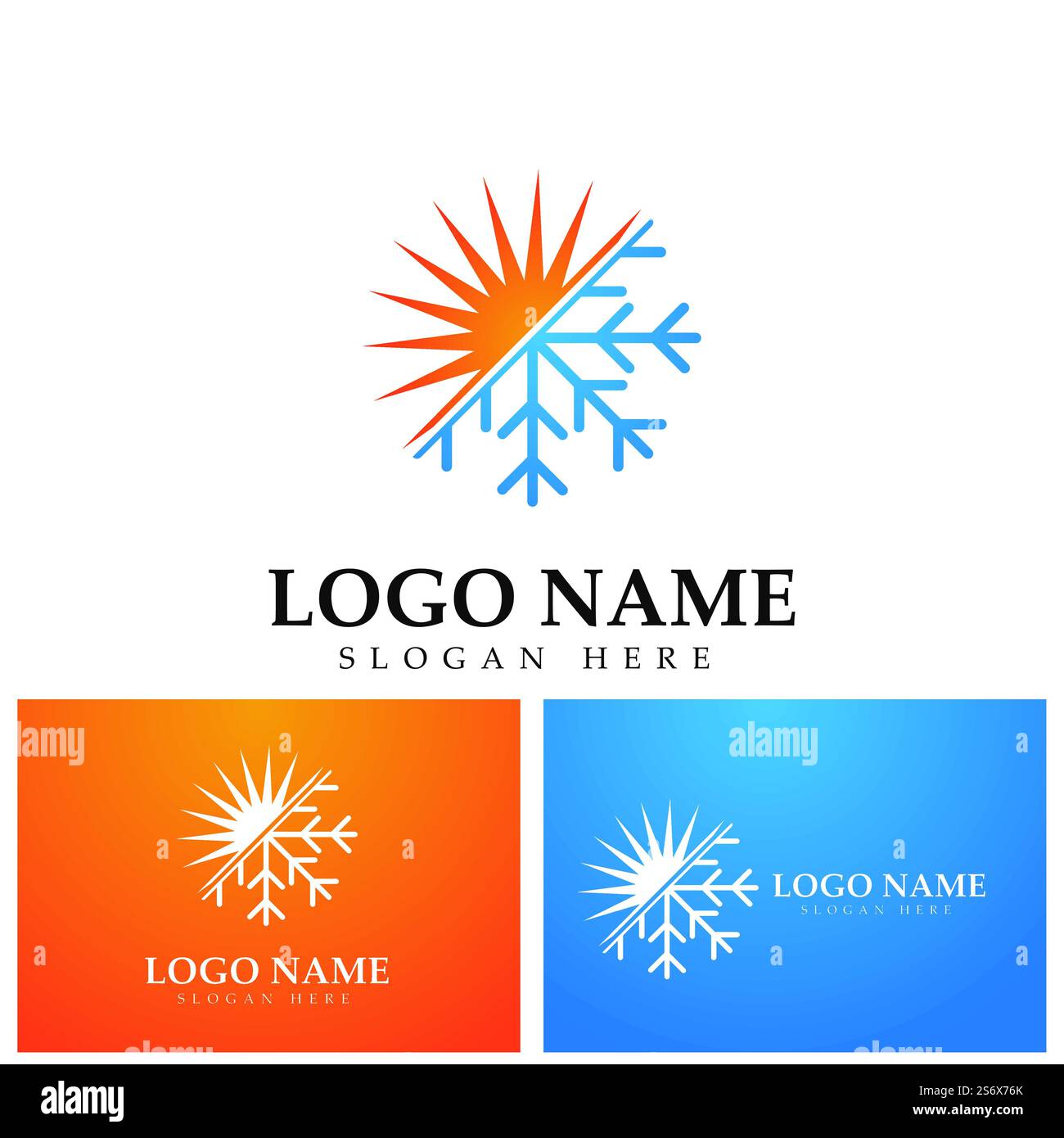 Hot and cold icon graphic design template Stock Vector Image & Art - Alamy