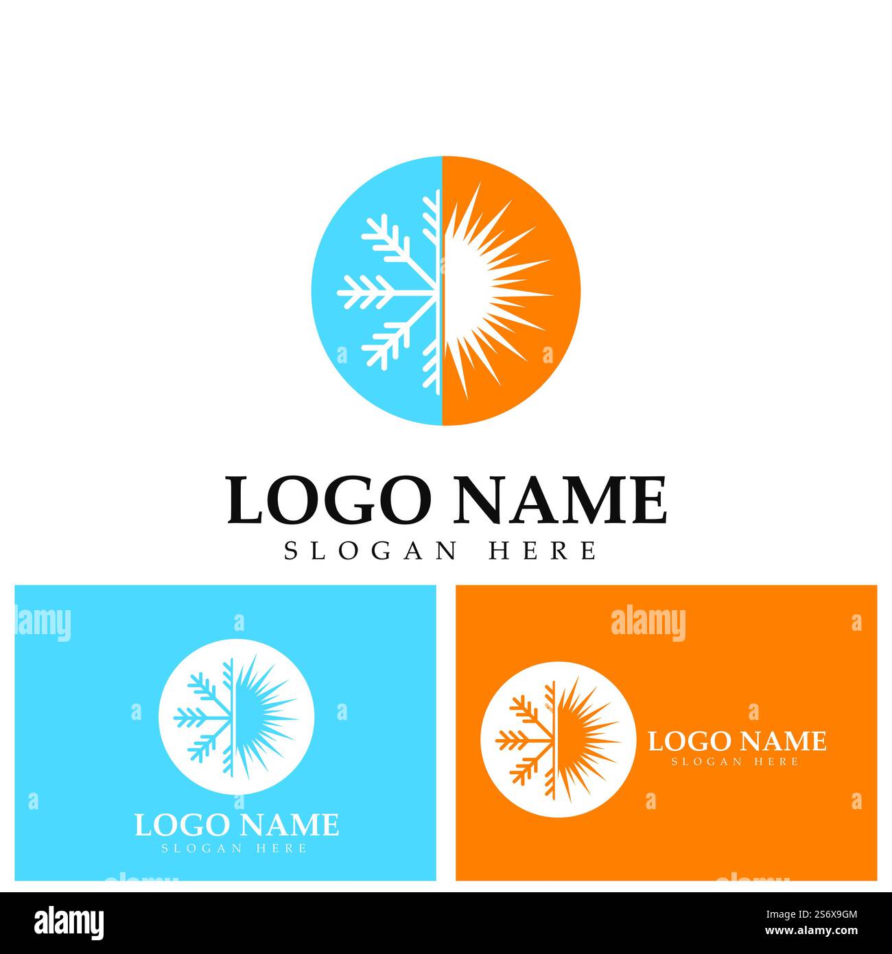 Hot and cold icon graphic design template Stock Vector Image & Art - Alamy