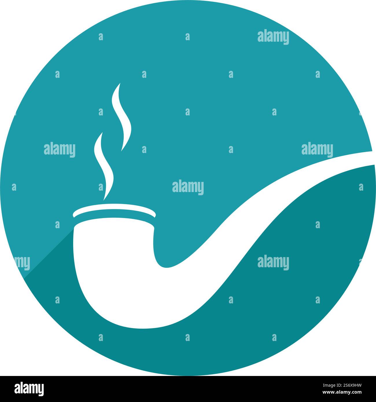 Smoking pipe icon vector flat design Stock Vector Image & Art - Alamy