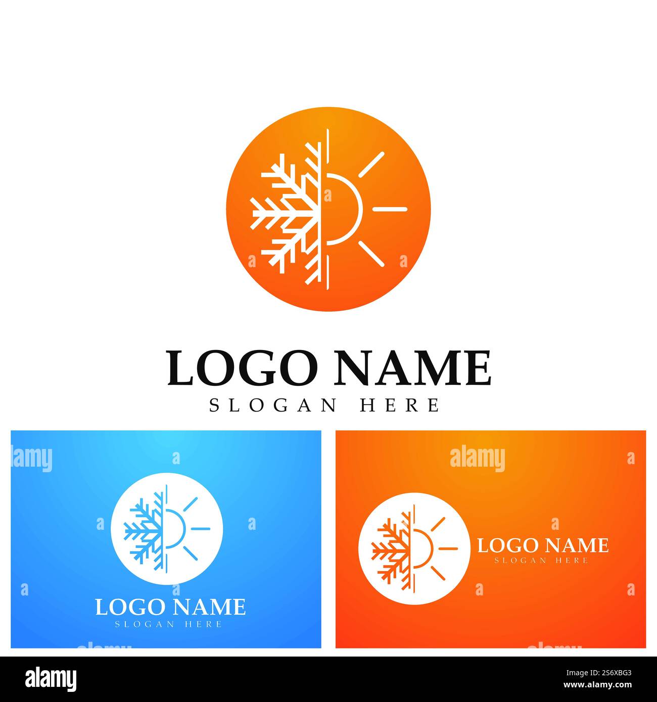 Hot and cold icon graphic design template Stock Vector Image & Art - Alamy
