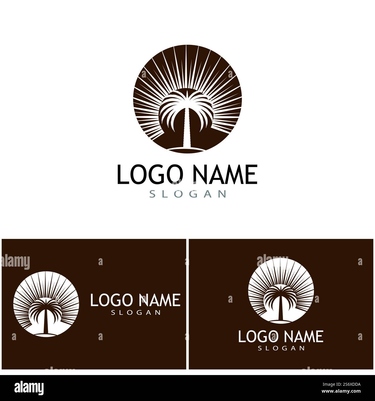 Dates tree Logo Template vector symbol design Stock Vector Image & Art ...