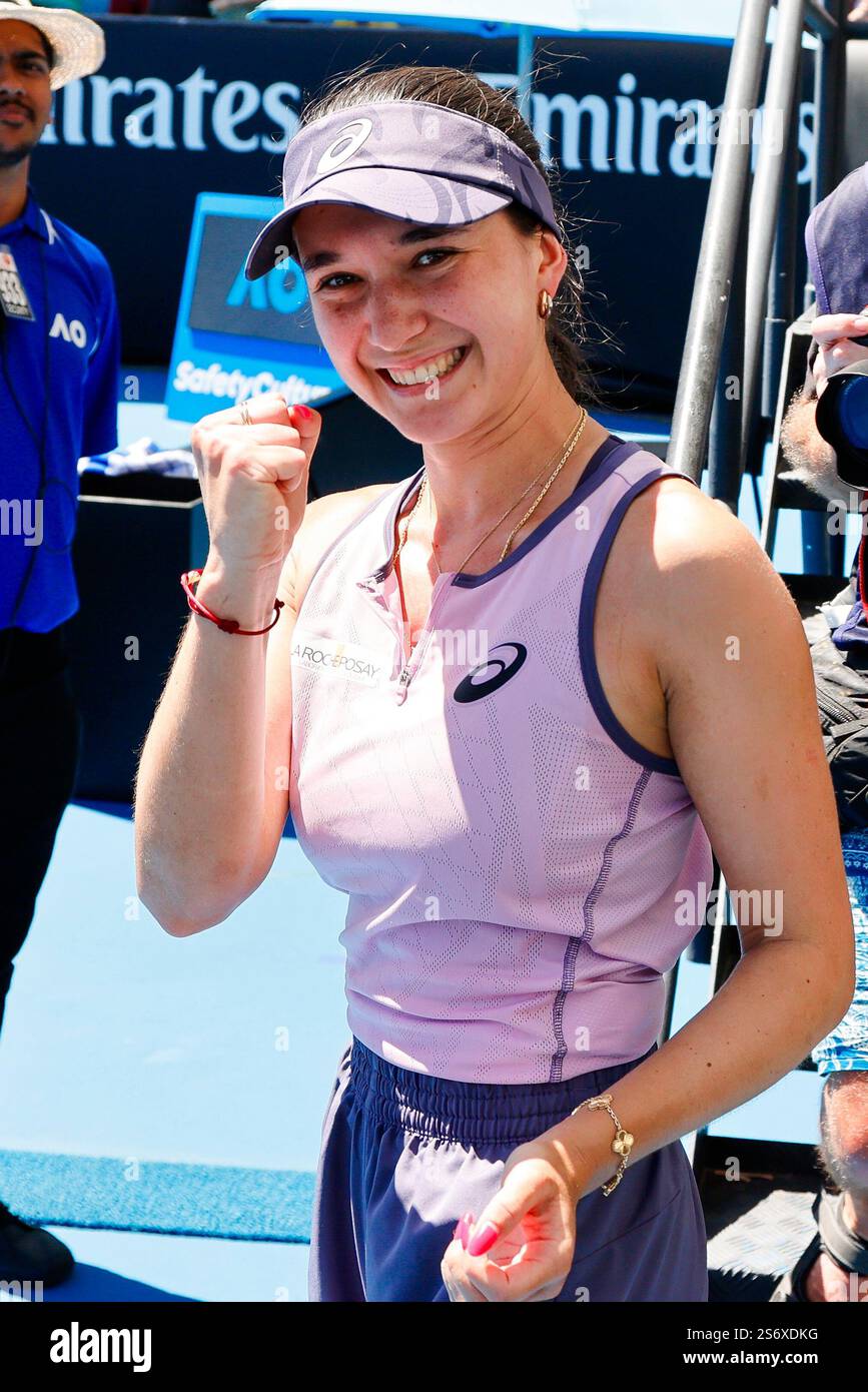 Melbourne, Australia, 18 Jan 2025. Eva Lys (GER) during the 2025 Tennis