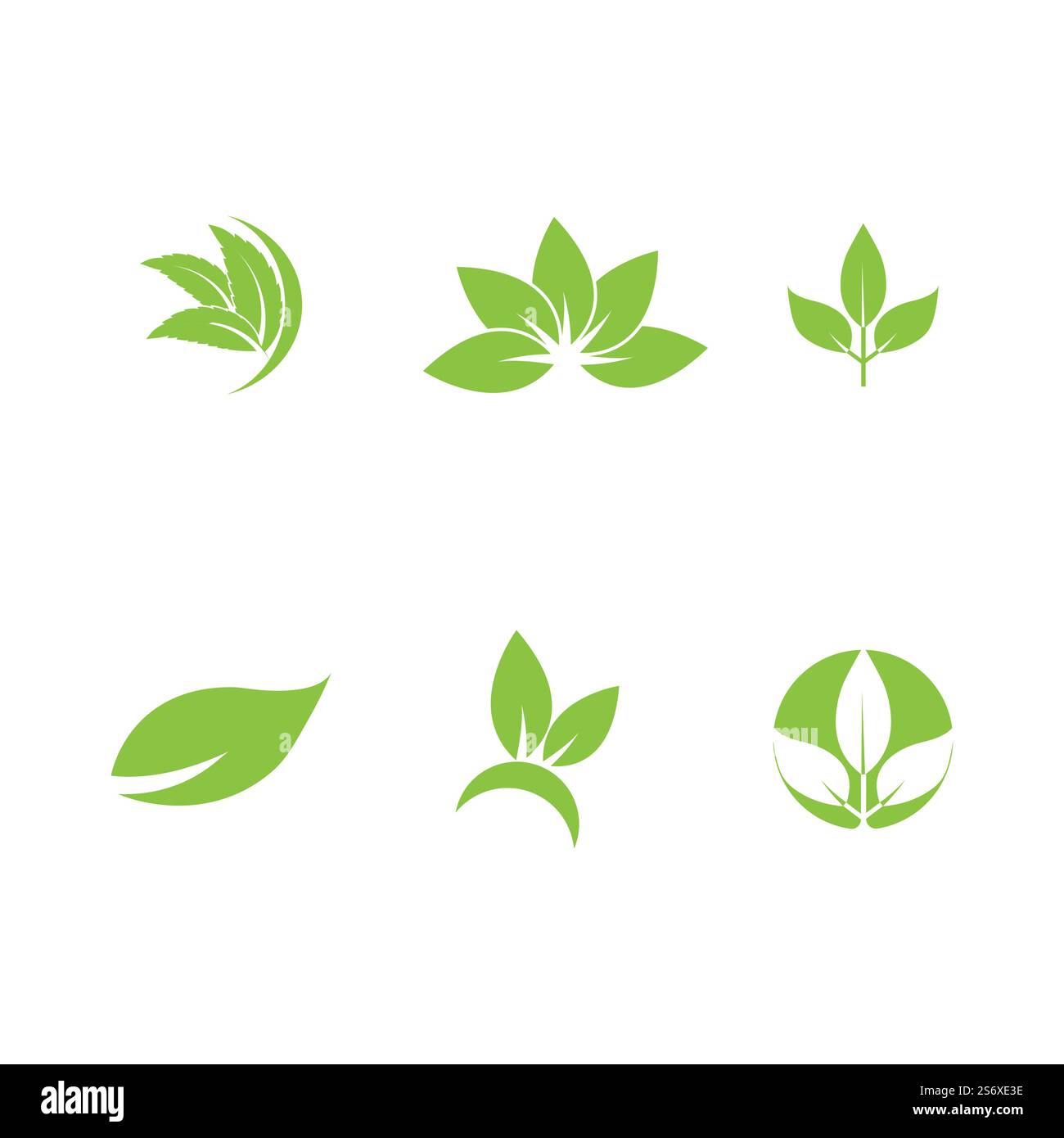 Logos of green Tree leaf ecology nature element vector Stock Vector ...