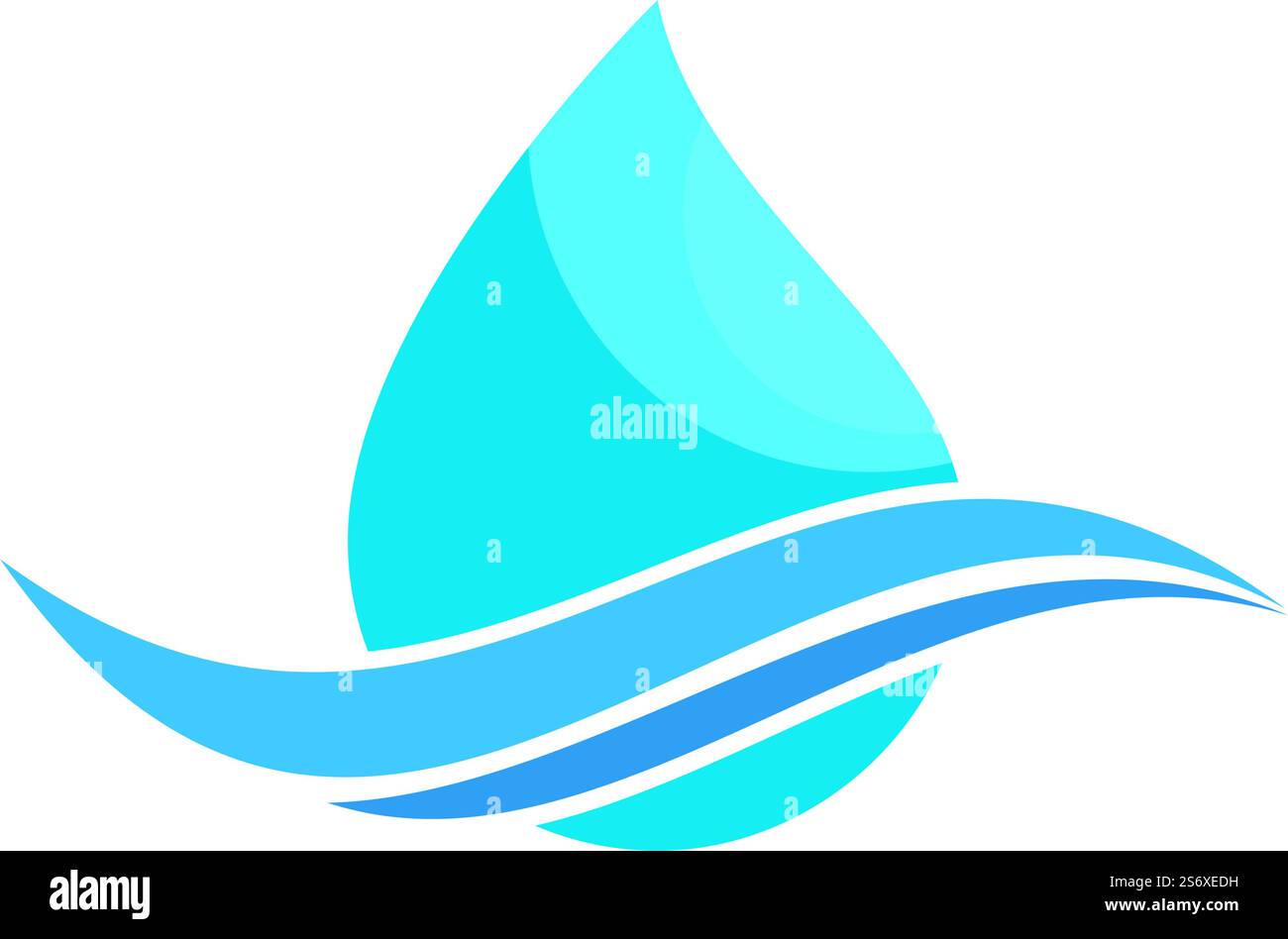 Water drop illustration logo vector design Stock Vector Image & Art - Alamy