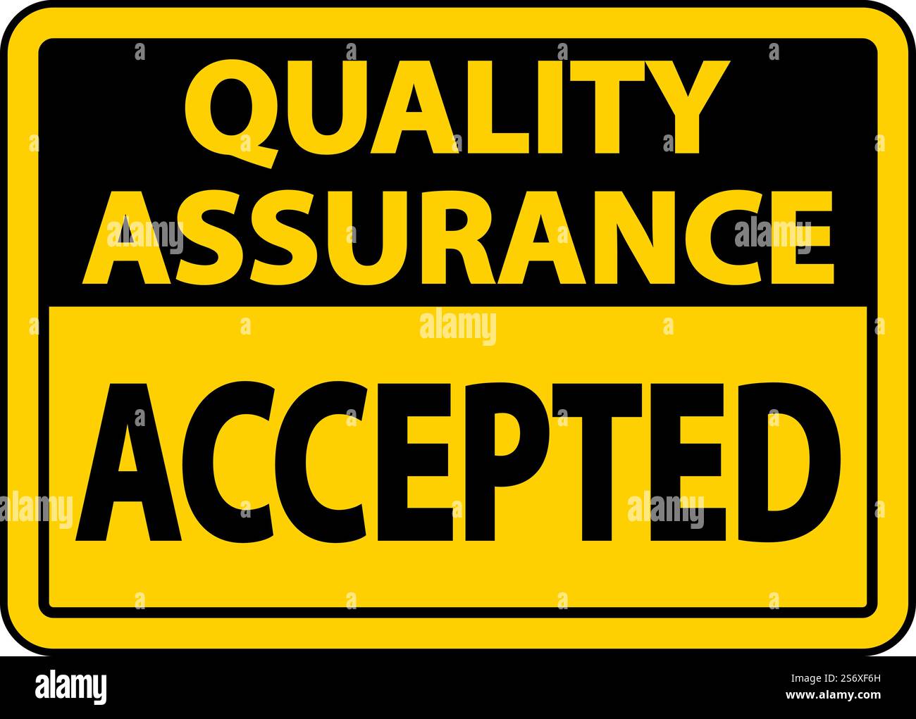 Quality Assurance Accepted Sign Stock Vector Image & Art - Alamy