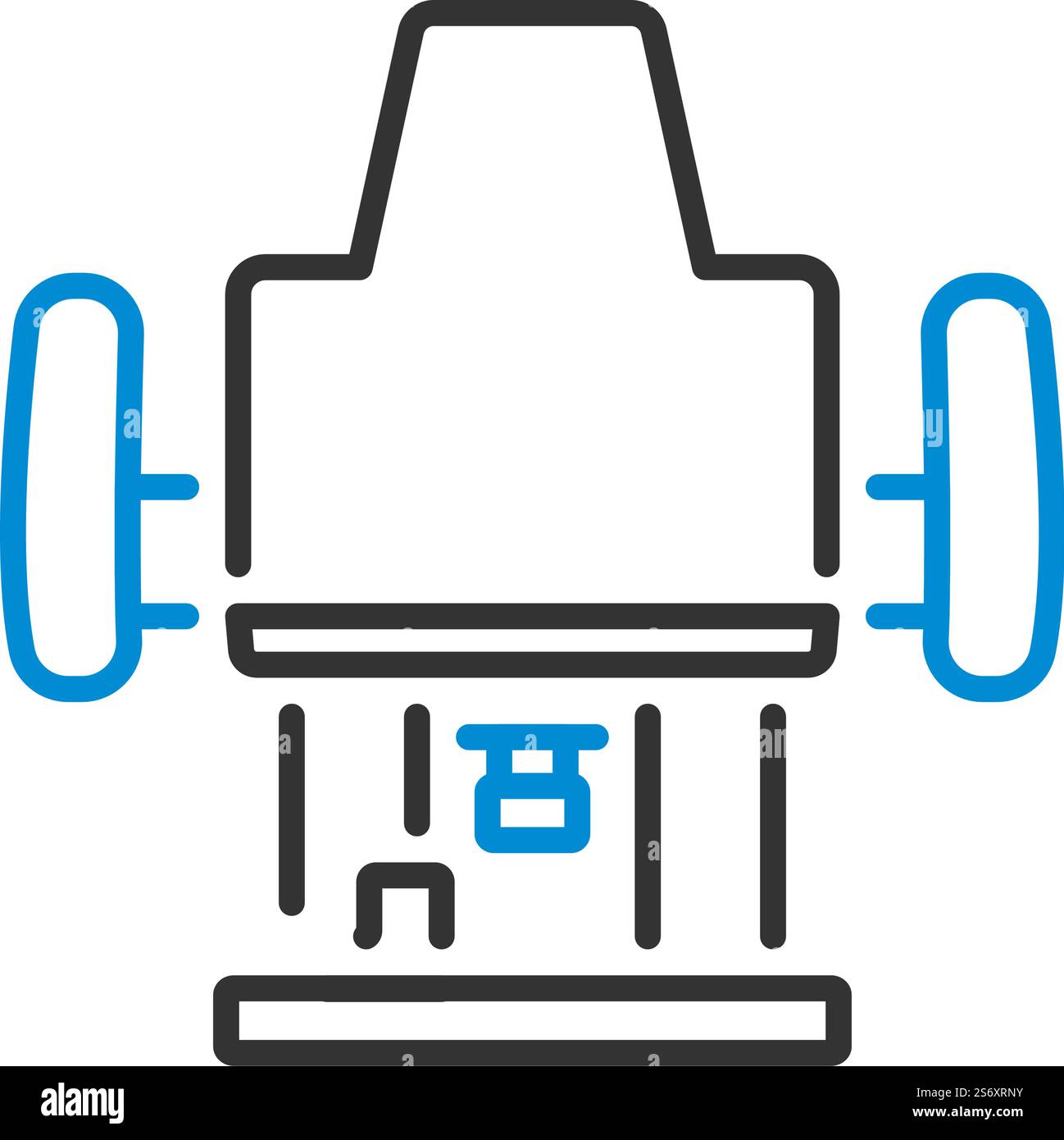 Plunger Milling Cutter Icon. Editable Bold Outline With Color Fill ...