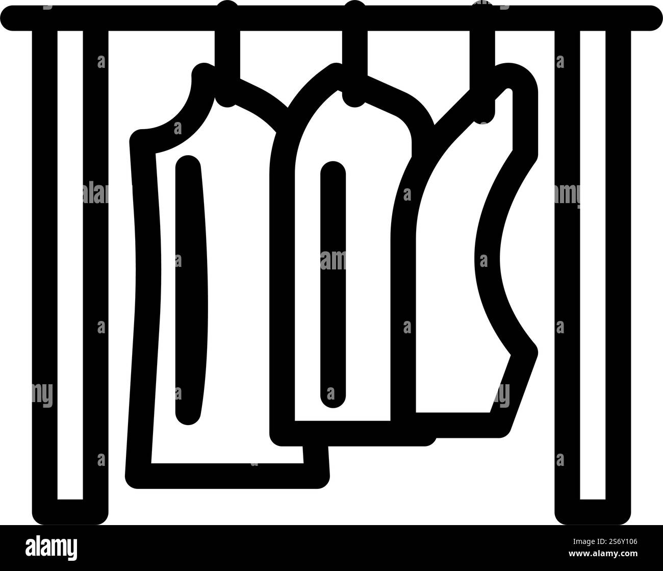 patterns fabric production line icon vector. patterns fabric production ...