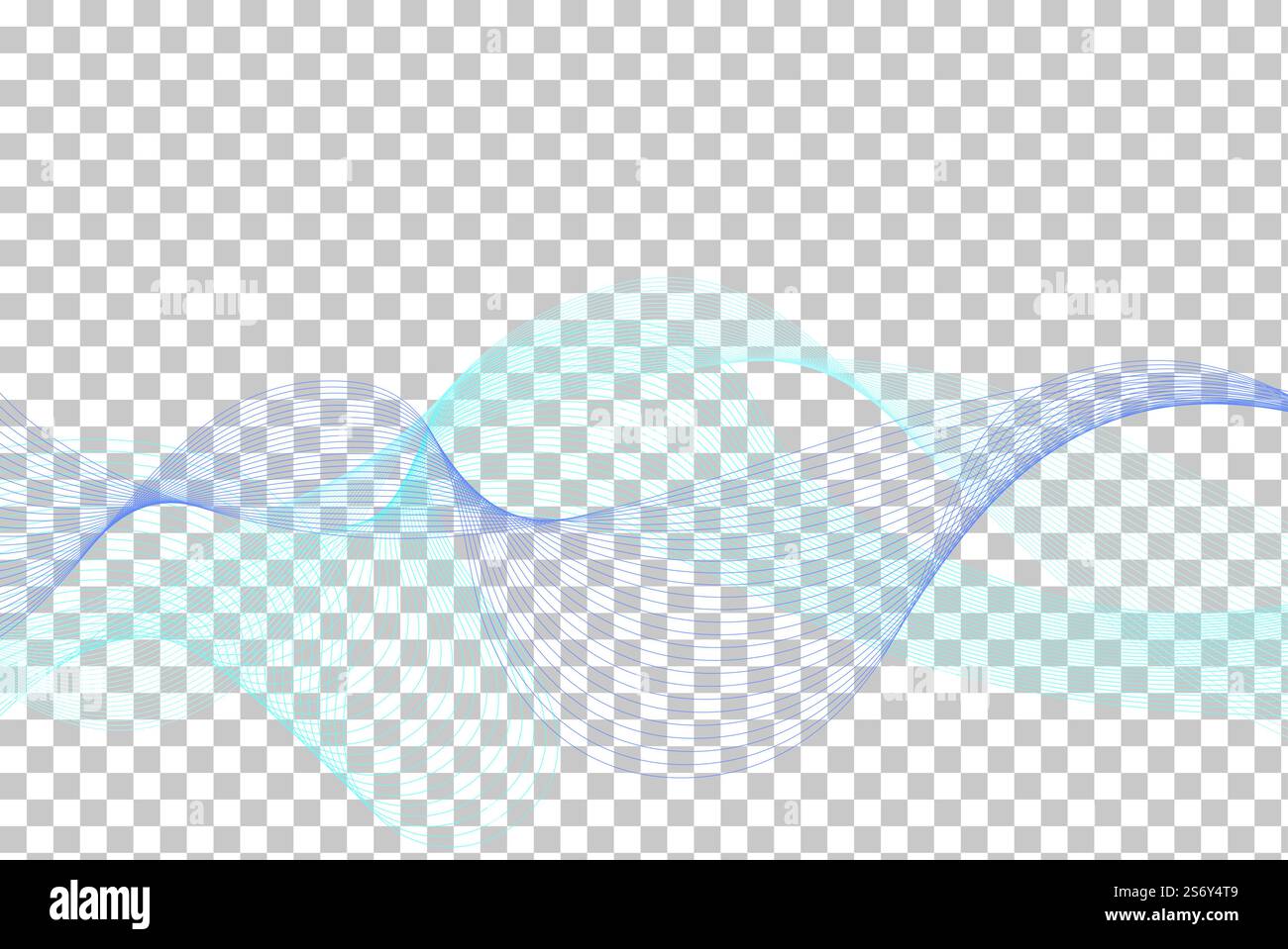 Water Lines Concept Design With Text Space. Elegant Cute Design Without ...