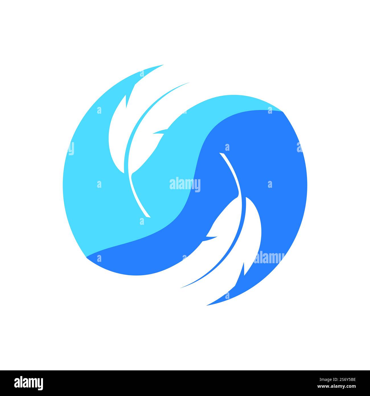 Feather Logo Vector Template Symbol Design Stock Vector Image & Art - Alamy
