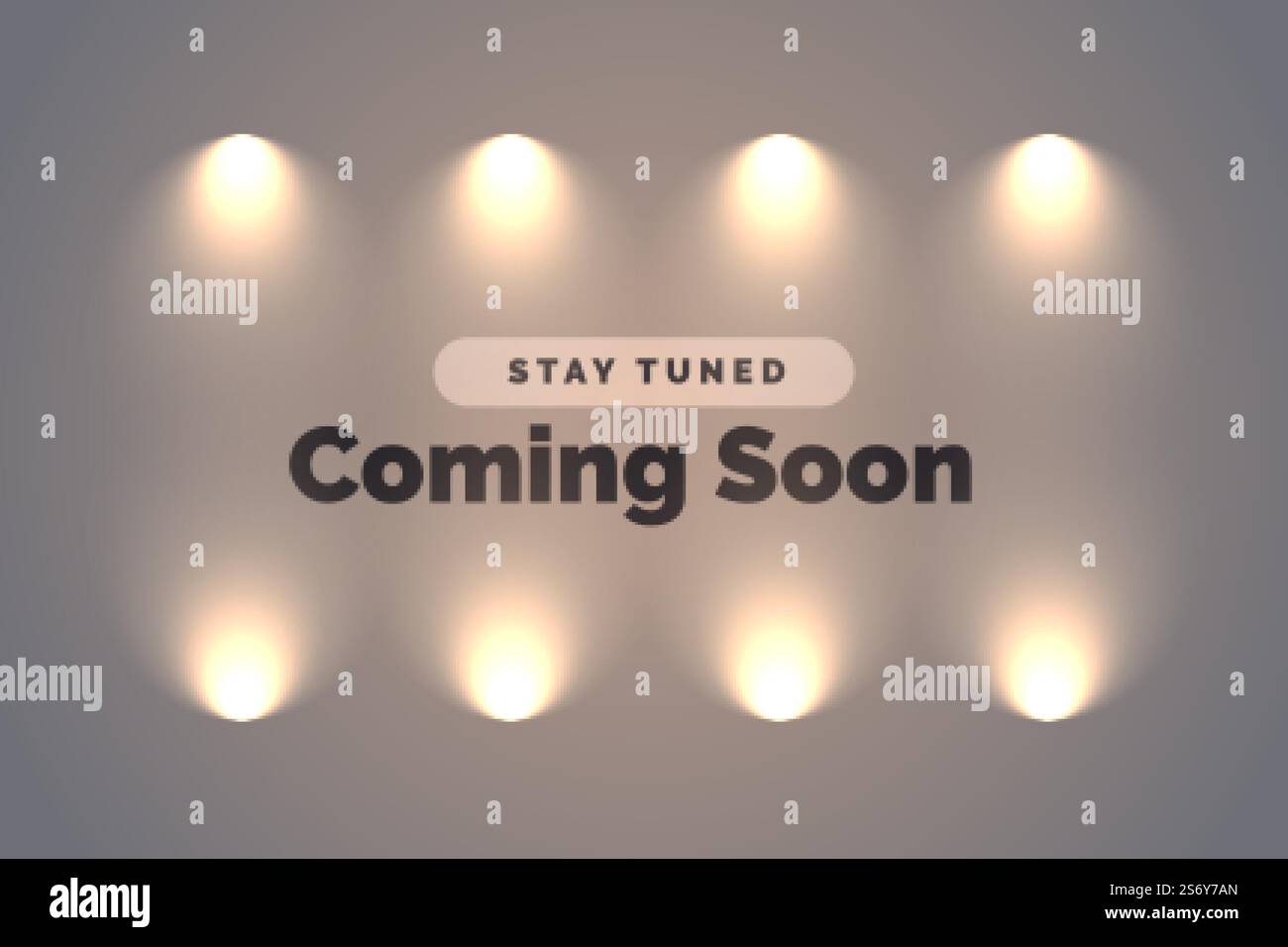 stay tuned coming soon background Stock Vector