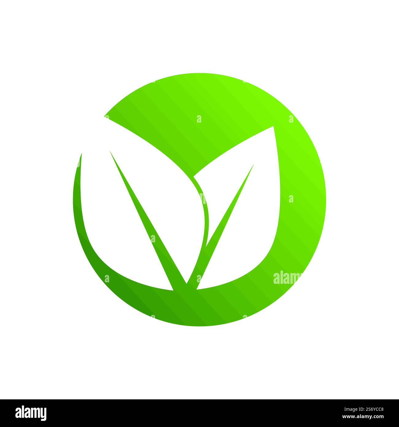 Logos of green leaf ecology nature element vector Stock Vector Image ...