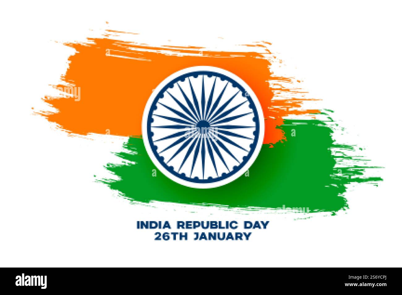 abstract tricolor indian grunge flag for republic day Stock Vector ...