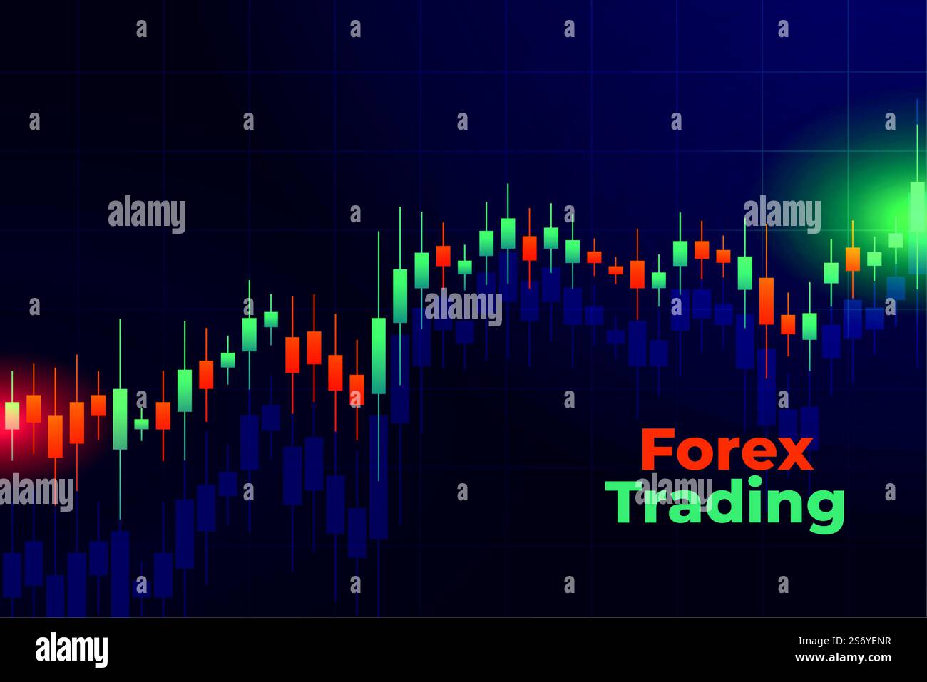 forex trading buy and sell trend stock market background Stock Vector ...