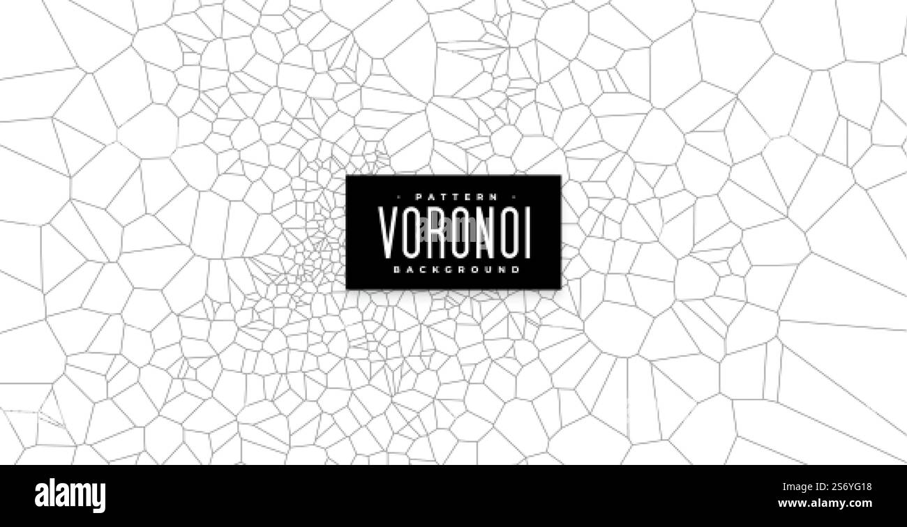 abstract voronoi lines mesh pattern background Stock Vector Image & Art ...