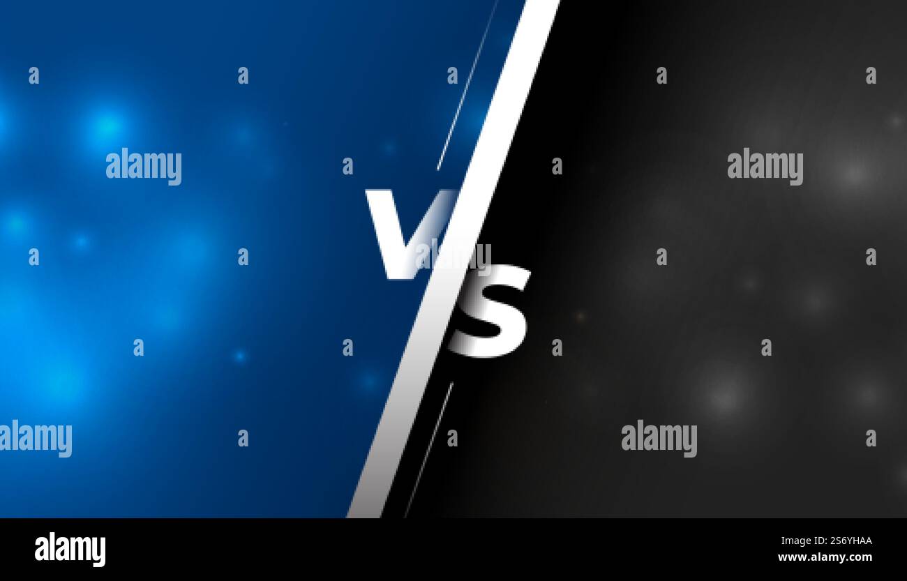 versus vs screen comparison background Stock Vector Image & Art - Alamy