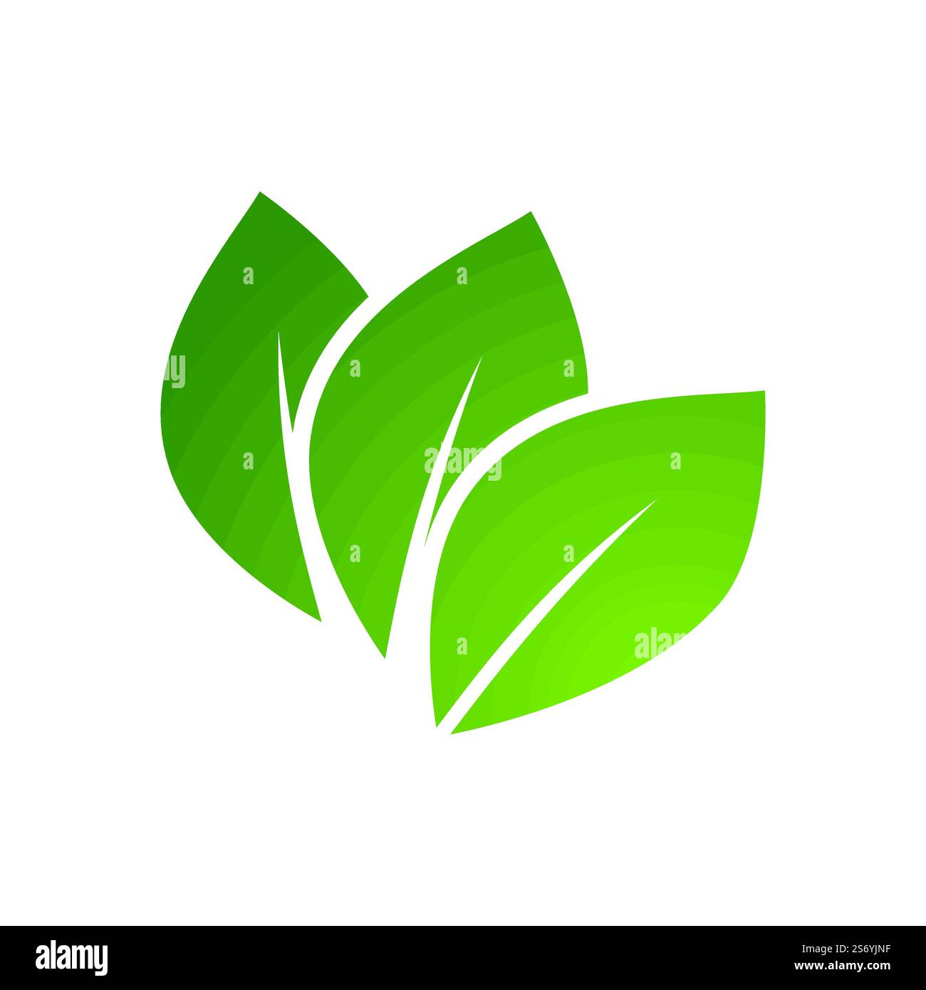 Green leaf illustration nature logo design Stock Vector Image & Art - Alamy