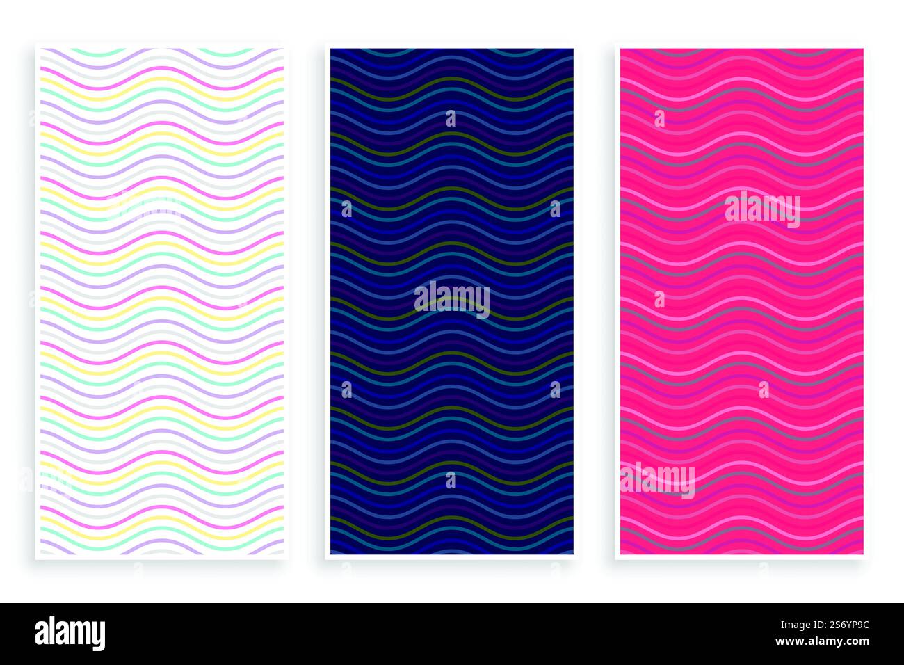 Wavy white lines Cut Out Stock Images & Pictures - Alamy