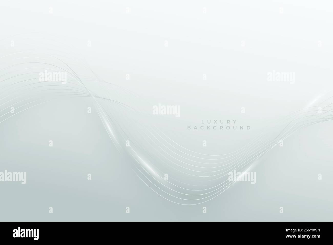 grey background with smooth wave lines Stock Vector Image & Art - Alamy