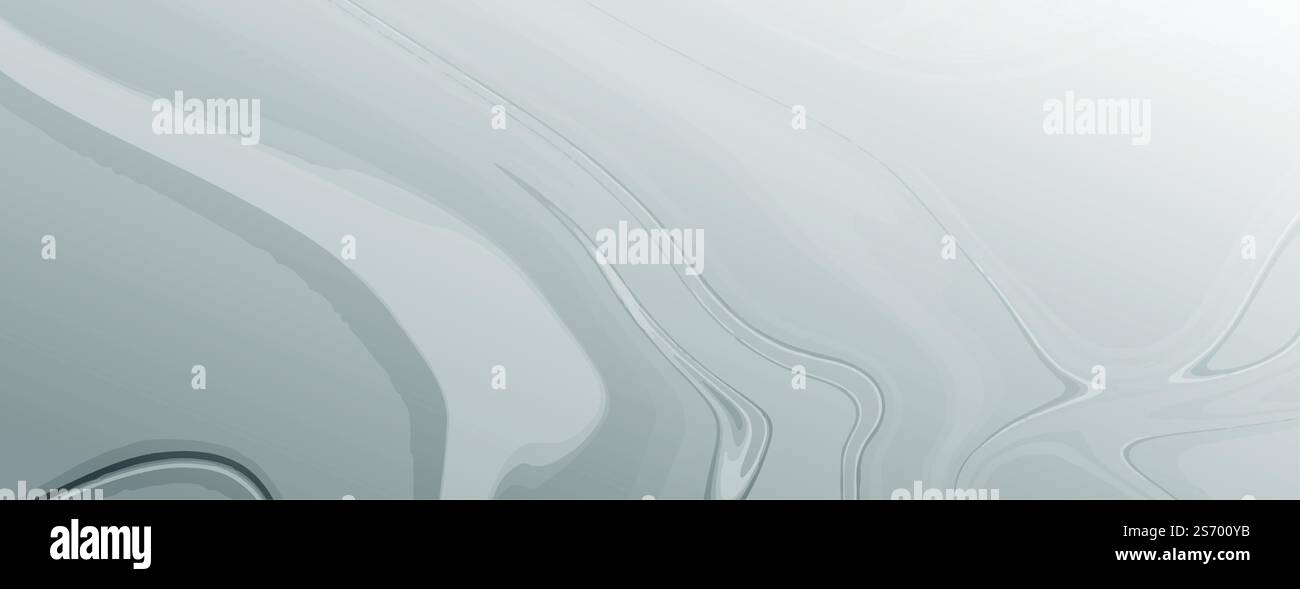 gray fluid marble texture background Stock Vector