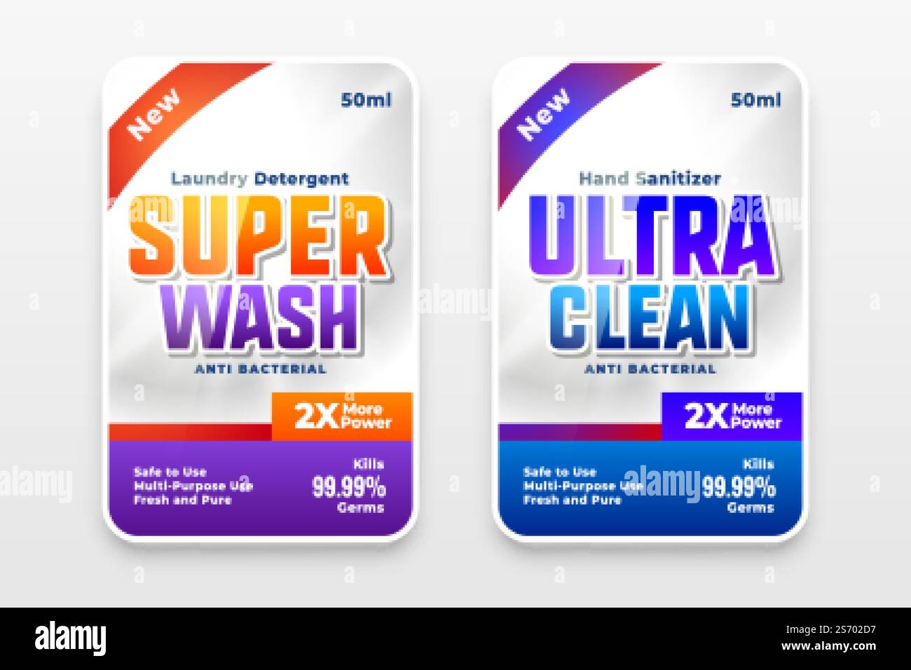 detergent and cleaner label design Stock Vector Image & Art - Alamy