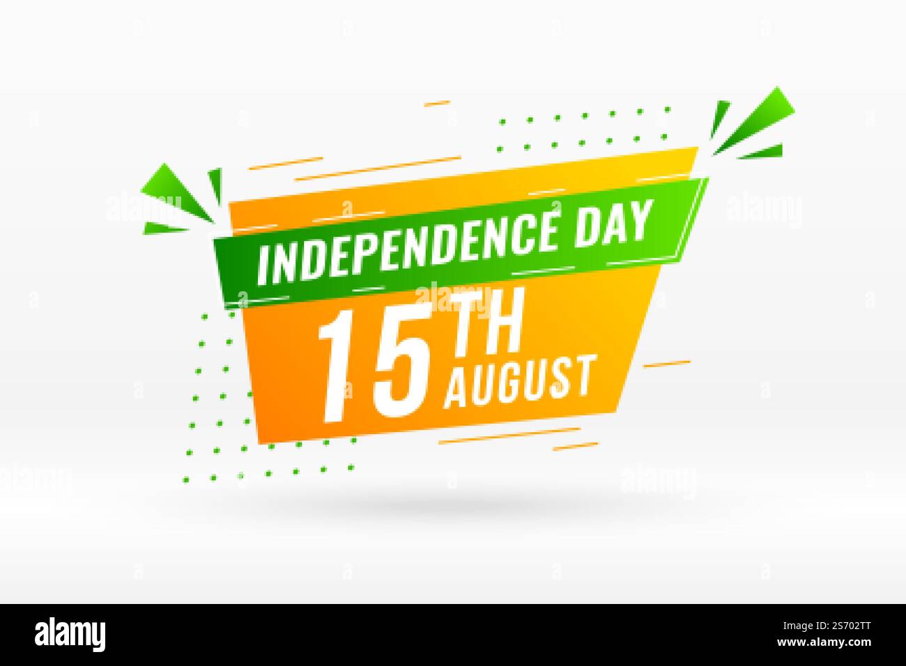 indian independence day creative abstract banner design Stock Vector ...