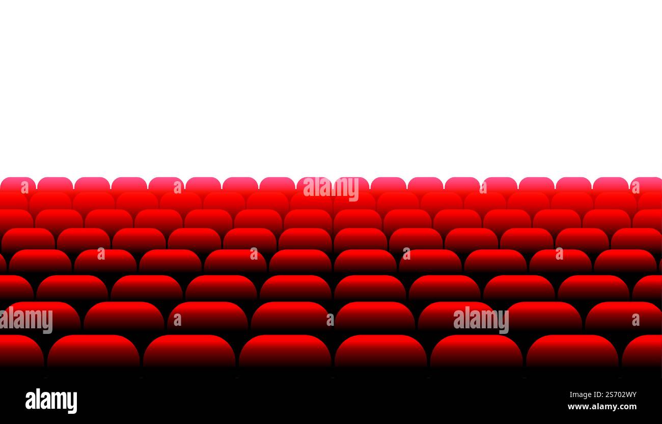 View empty movie theater Stock Vector Images - Alamy