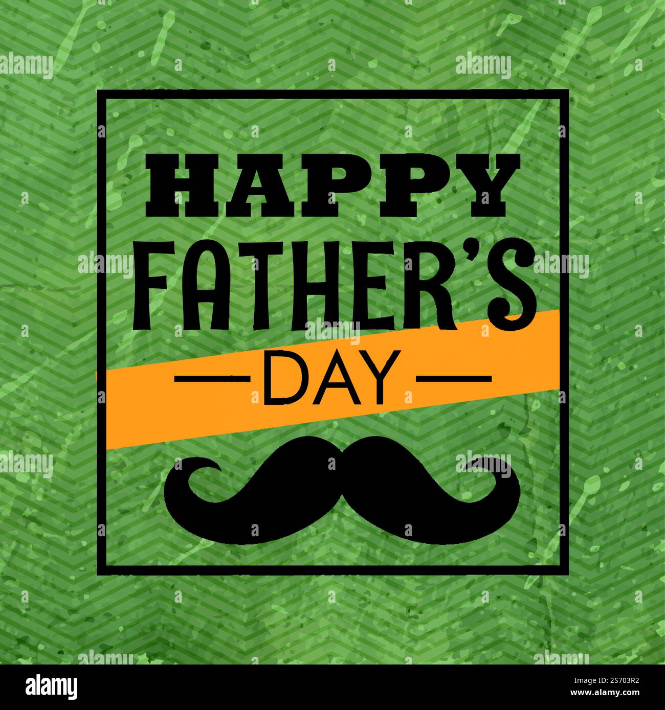 happy fathers day with mustache Stock Vector Image & Art - Alamy