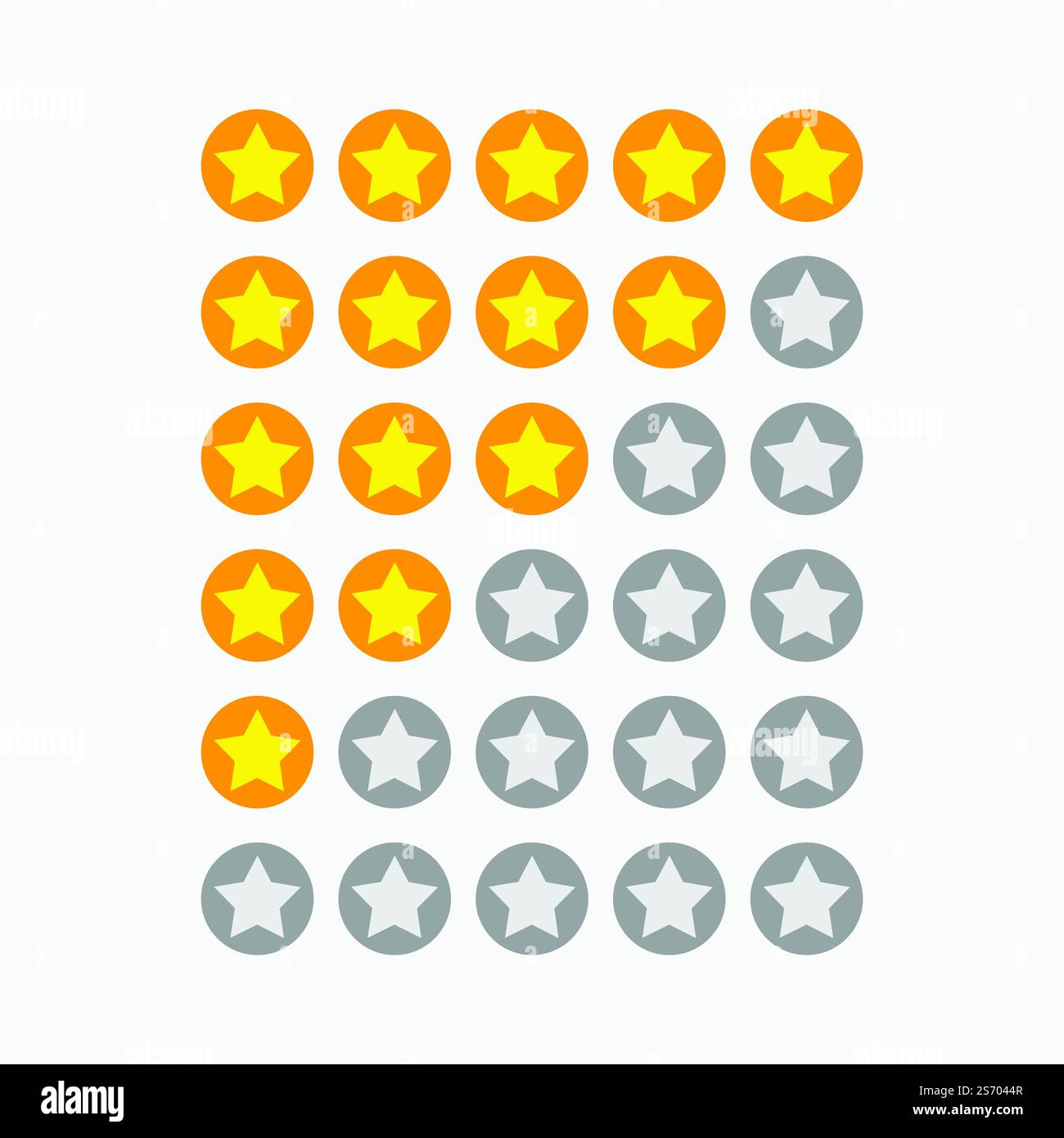 star ranking symbols Stock Vector Image & Art - Alamy