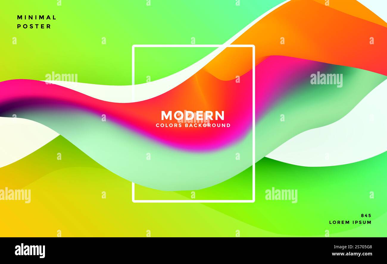 abstract fluid wavy modern background Stock Vector Image & Art - Alamy
