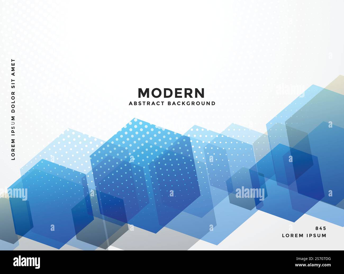 abstract blue hexagonal business background Stock Vector Image & Art ...