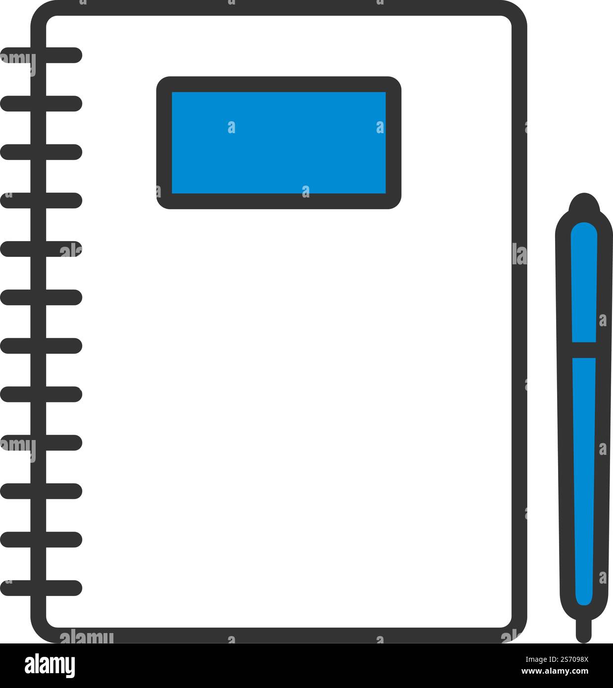 Boy Reading Book Icon. Editable Bold Outline With Color Fill Design ...