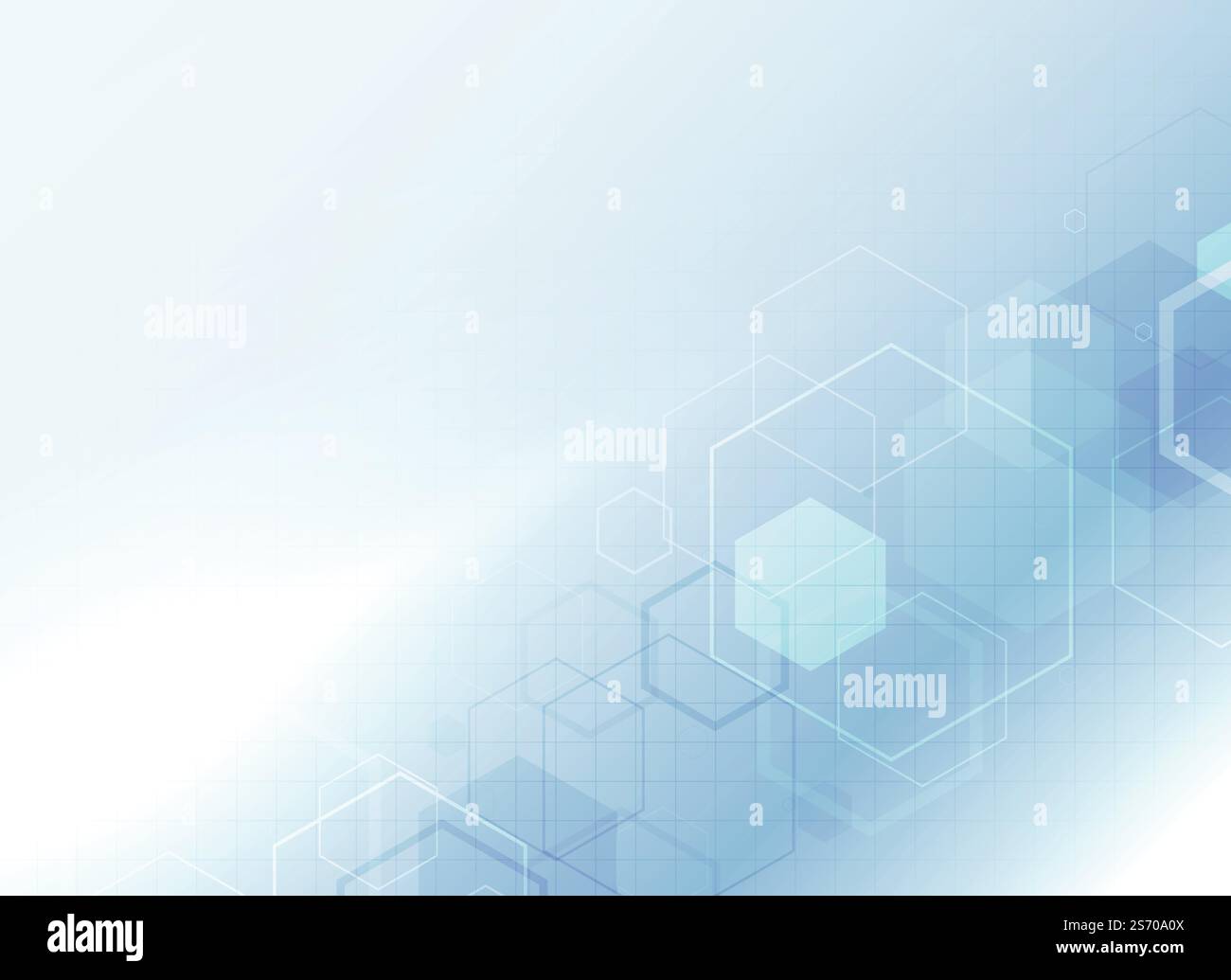 healthcare medical science background with hexagonal shapes Stock ...