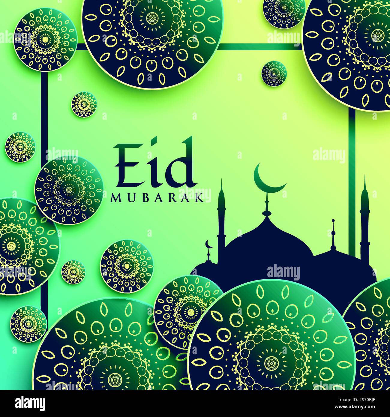 Eid Theme Pattern creative eid festival greeting background with islamic patterns Stock ...