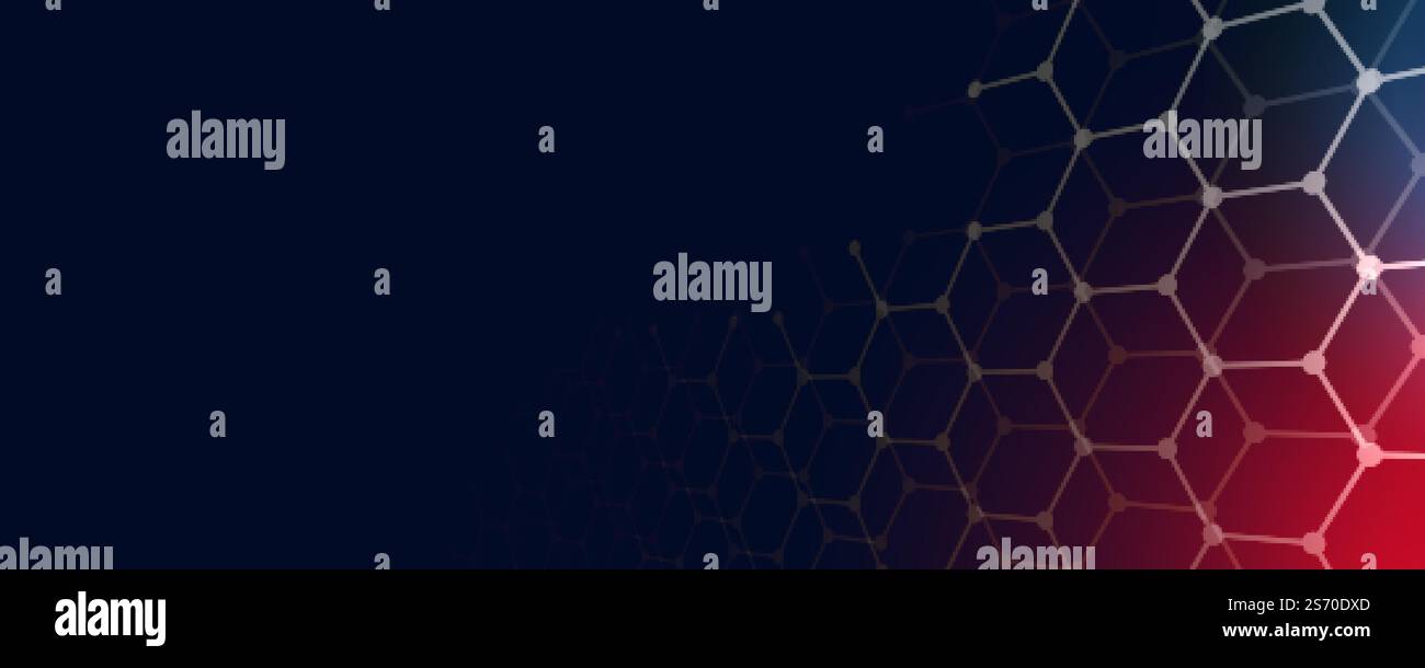 technology background with hexagonal shapes and text space Stock Vector ...