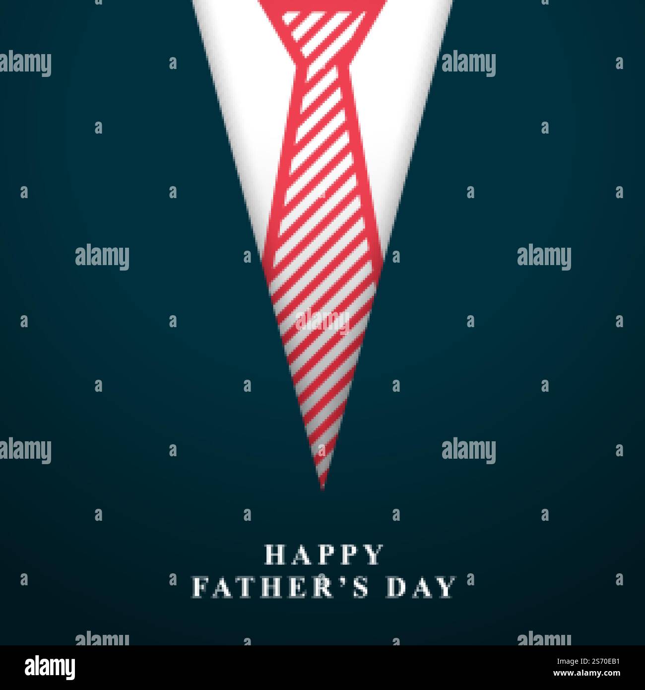 happy fathers day wishes background with tie Stock Vector Image & Art ...