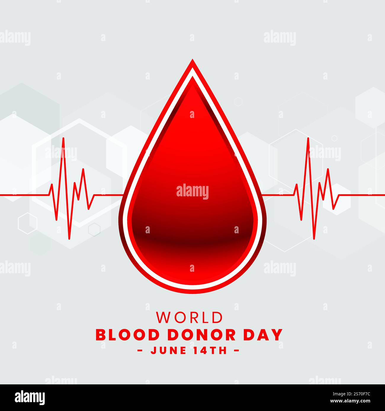 world blood donor day poster design Stock Vector Image & Art - Alamy