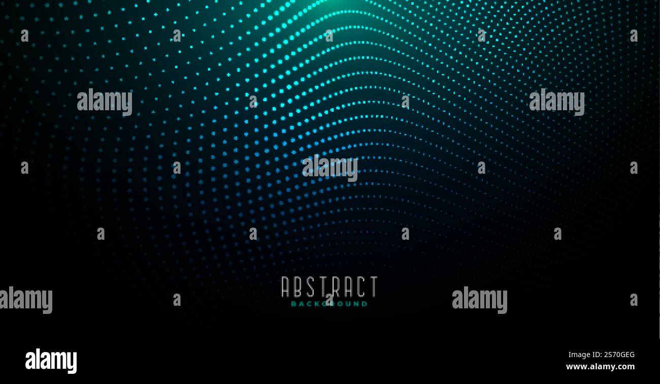 abstract digital particles background with glowing light Stock Vector ...