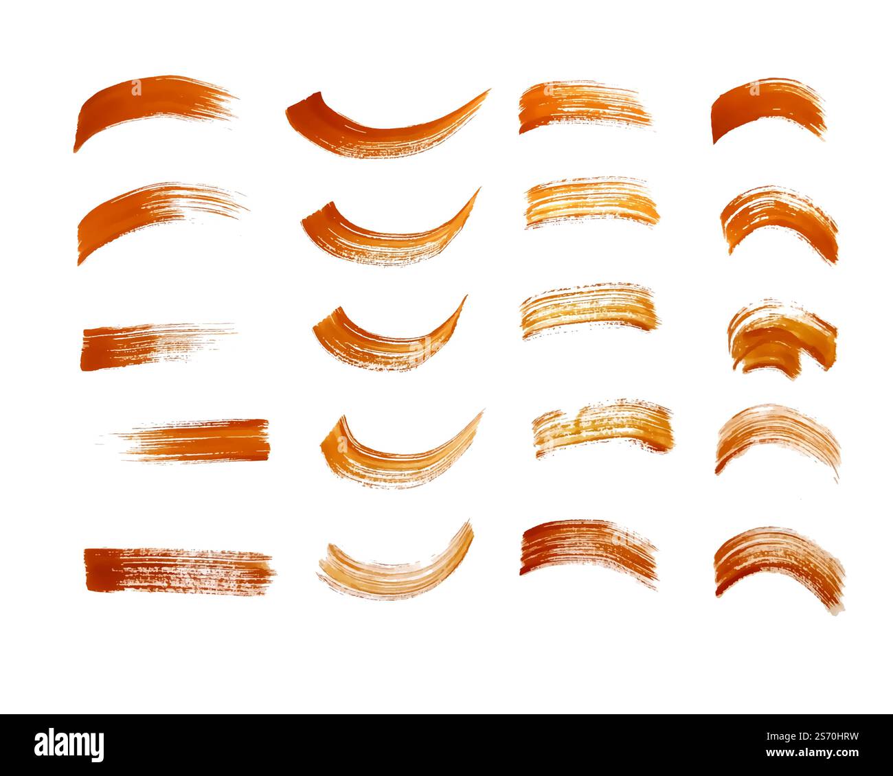 Brush and brown ink Cut Out Stock Images & Pictures - Alamy