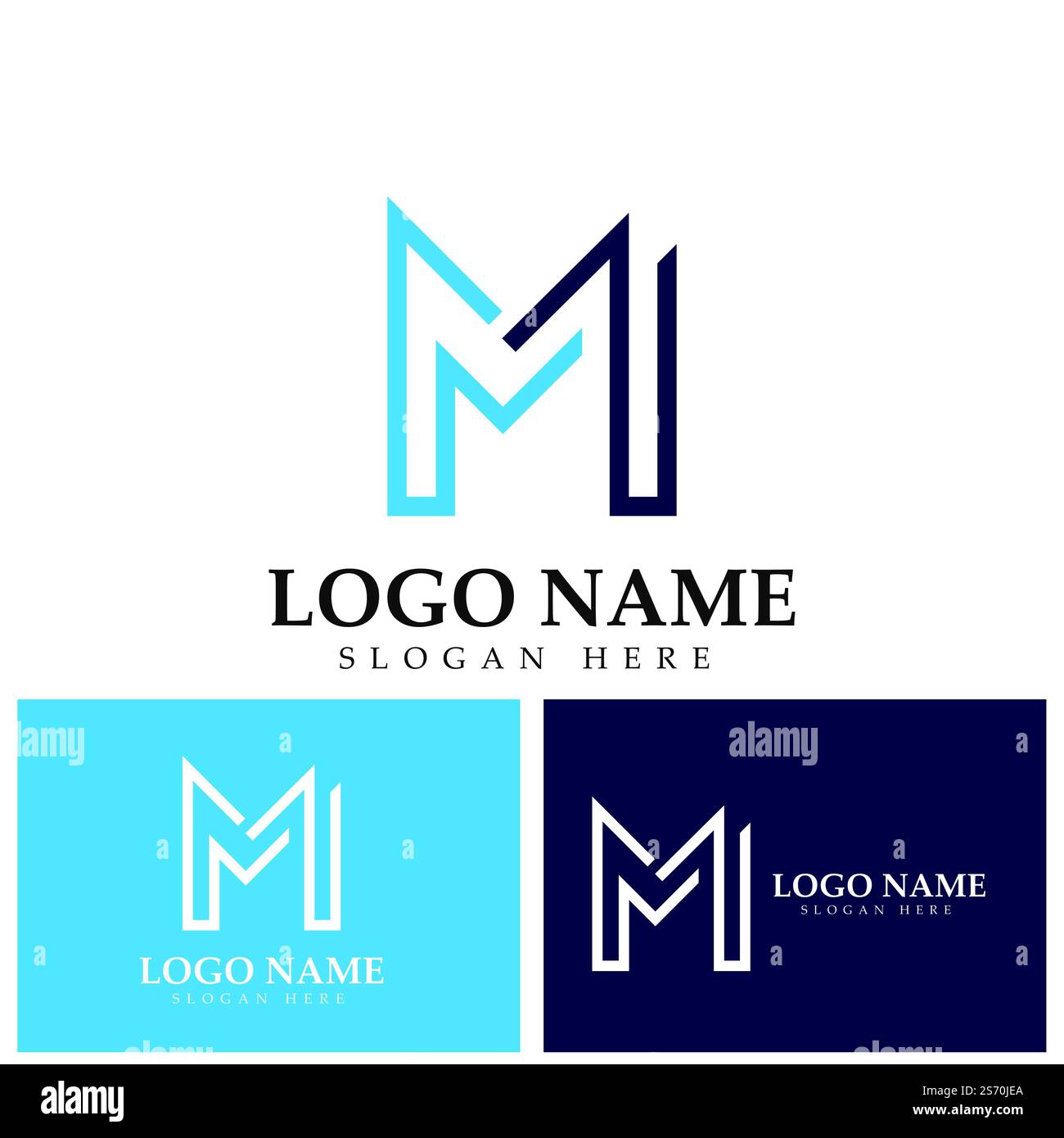 Letter M logo icon design element template Stock Vector Image & Art - Alamy