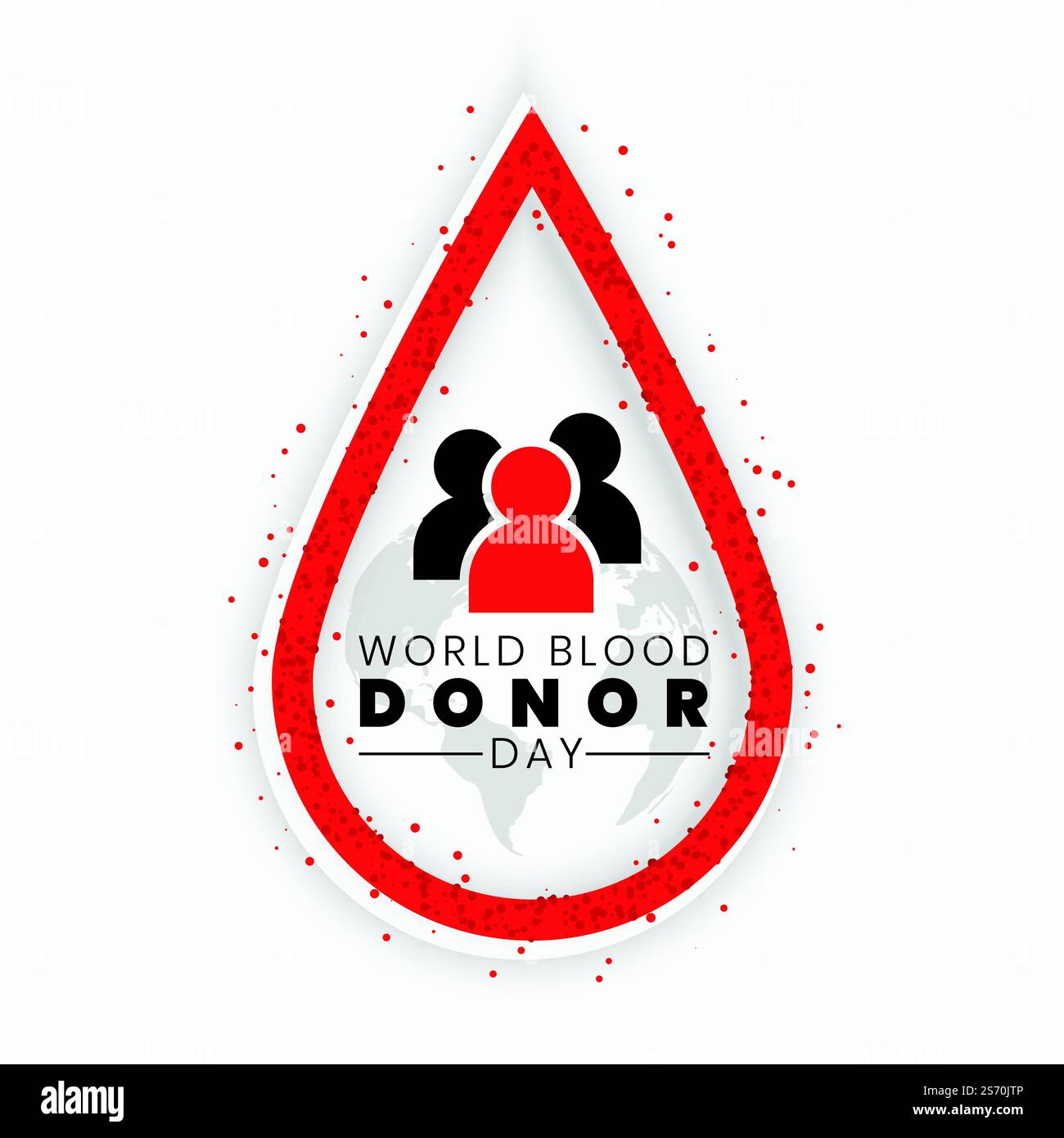 world blood donor day background design Stock Vector Image & Art - Alamy
