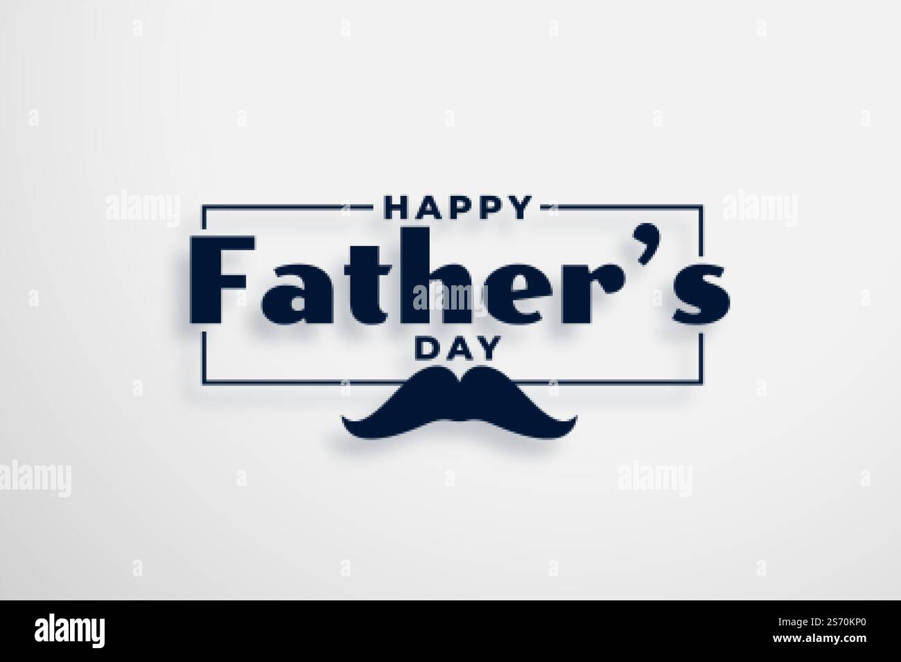 happy fathers day card design in elegant style Stock Vector Image & Art ...