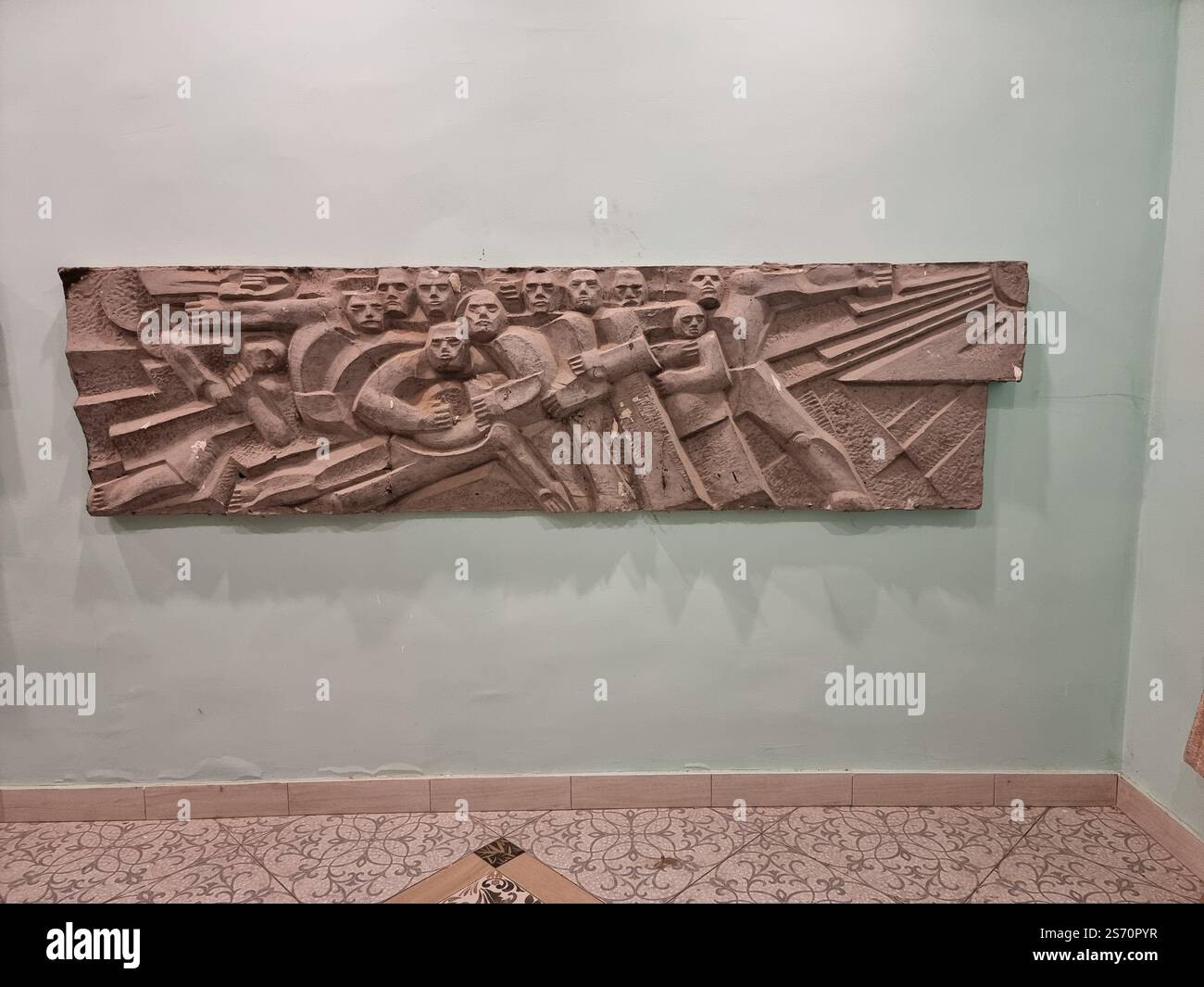 Artwork in the Temple of All Religions by Ildar Khanov in Kazan, Russia Stock Photo