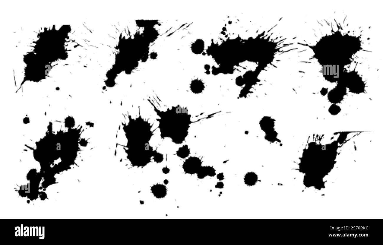 Water splat Black and White Stock Photos & Images - Alamy