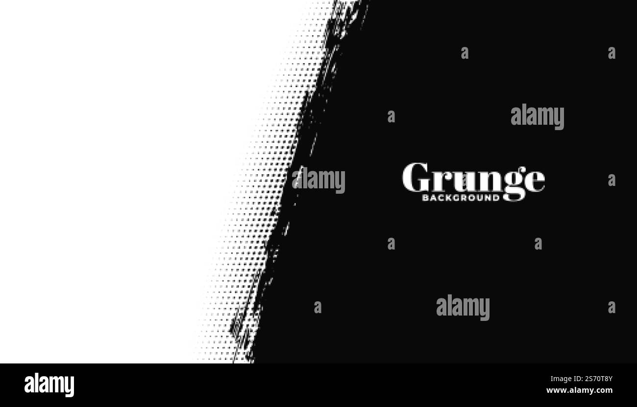 abstract grunge black and white texture background design Stock Vector ...