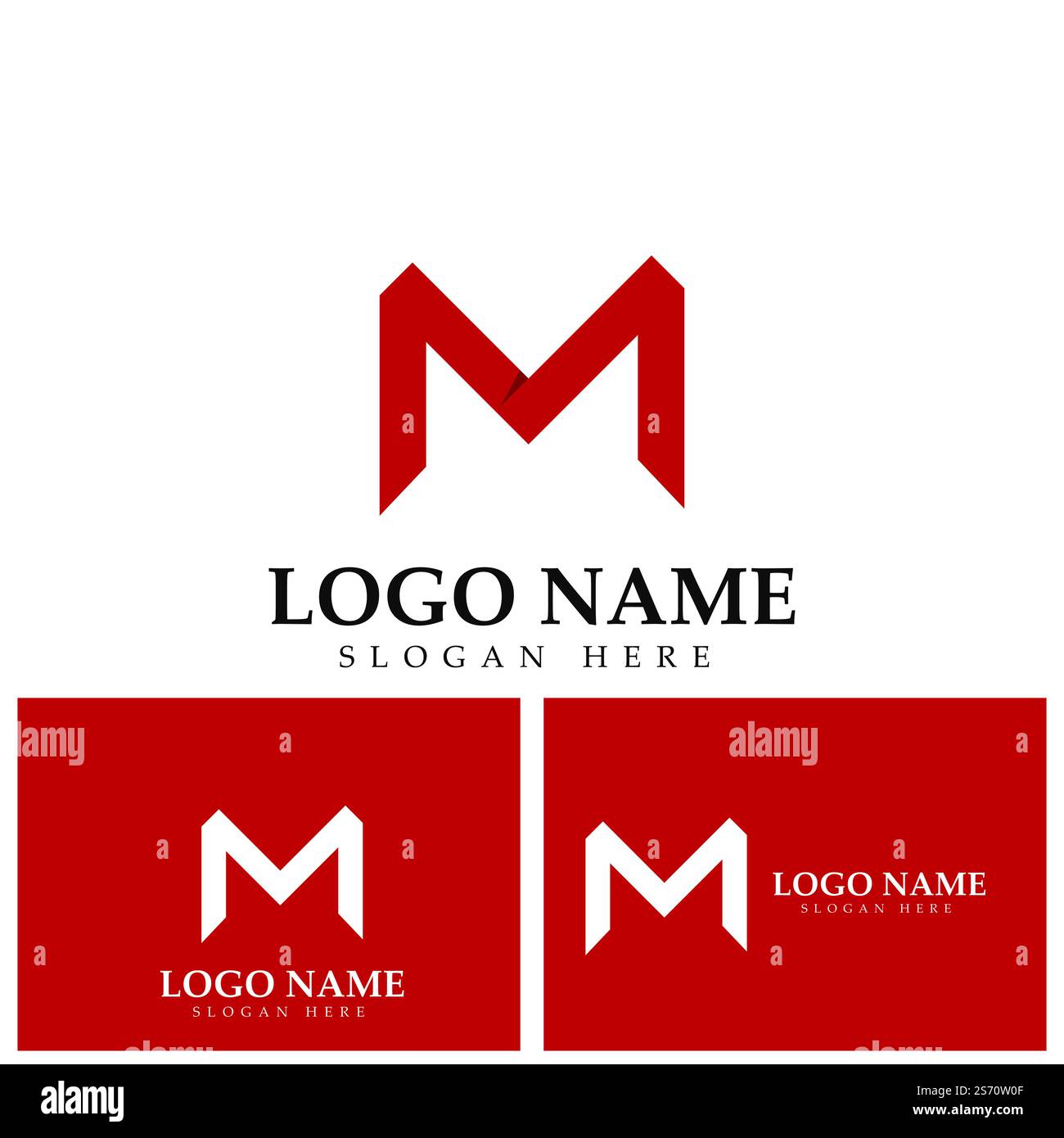Letter M logo icon design element template Stock Vector Image & Art - Alamy