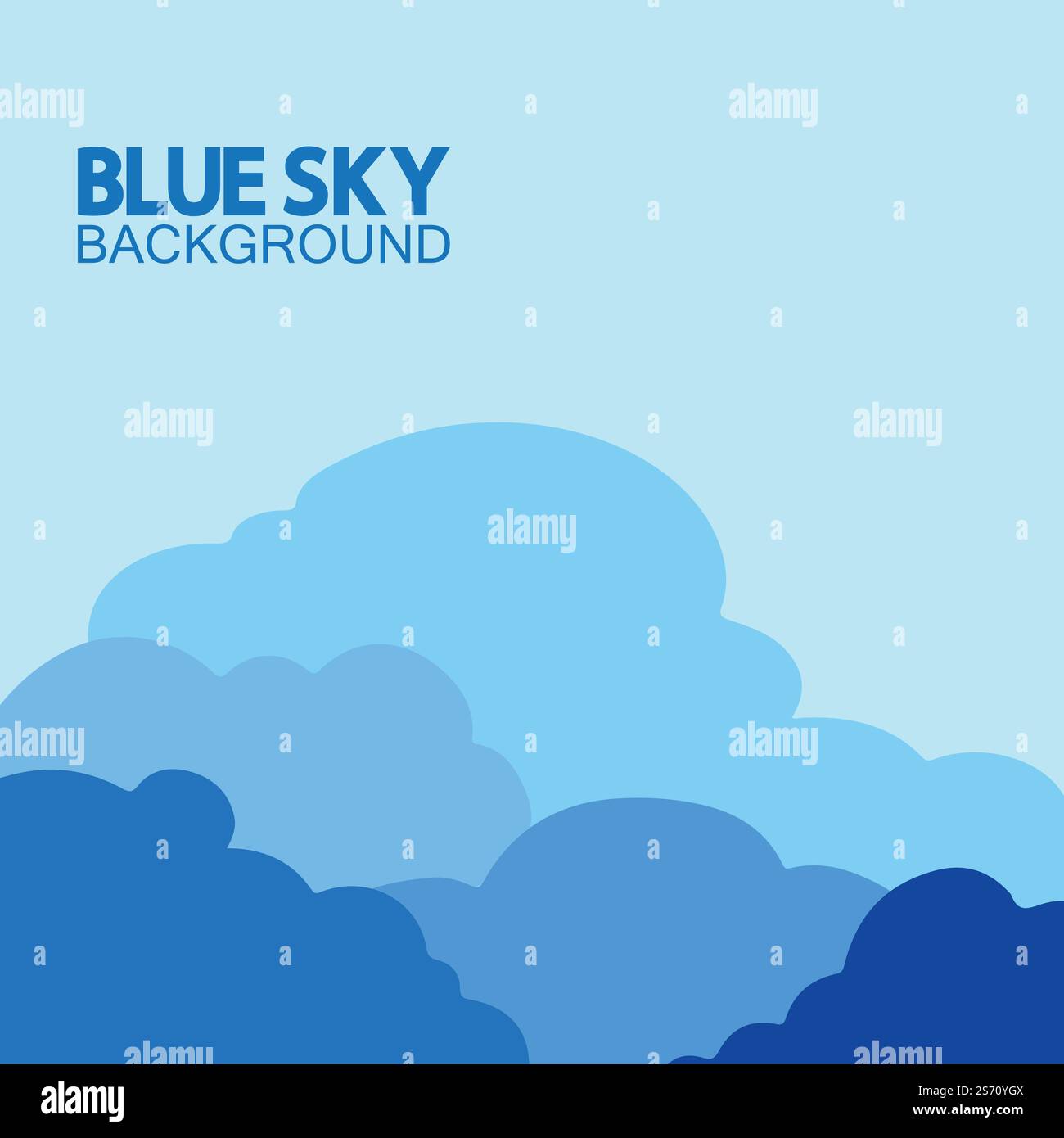 Blue sky with clouds background vector illustration design Stock Vector ...